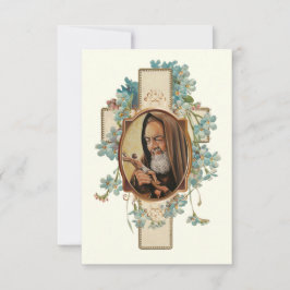 St. Padre Pio-bön efter den Heliga Kommunionen OSA Kort