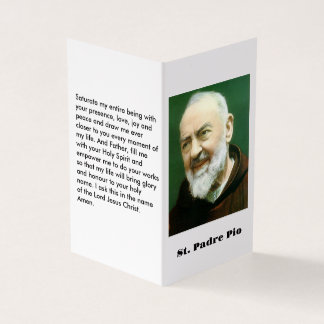 St. PADRE PIO-kort Kort