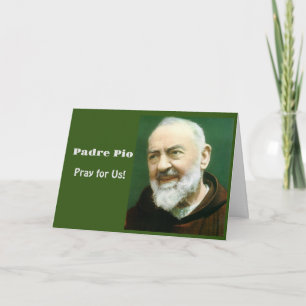 St. PADRE PIO-kort Kort