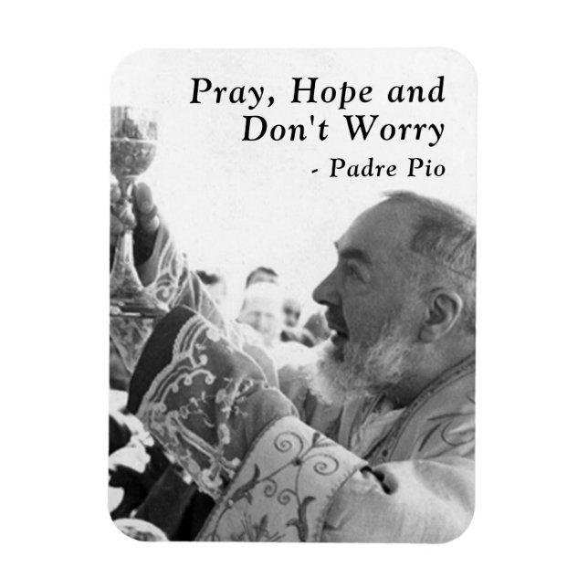 St. Padre Pio Magnet (Vertikal)
