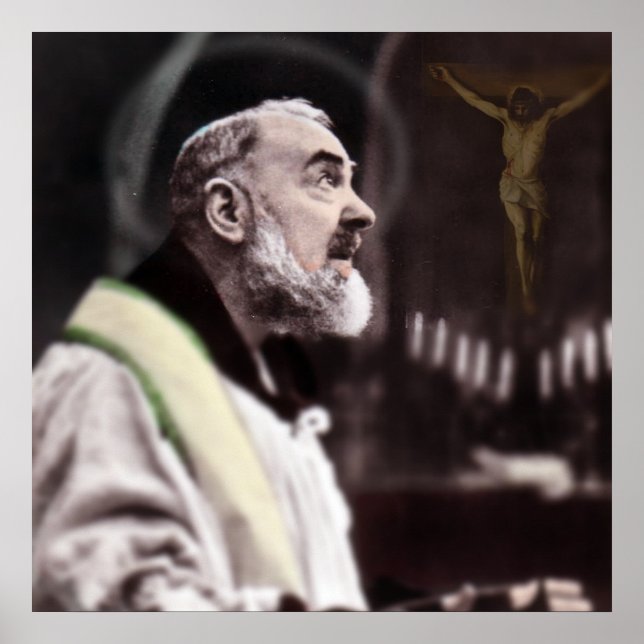 ST PADRE PIO POSTER (Framsidan)