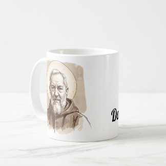 St Padre Pio, Pray Hope, oroa dig inte, katolska M Kaffemugg