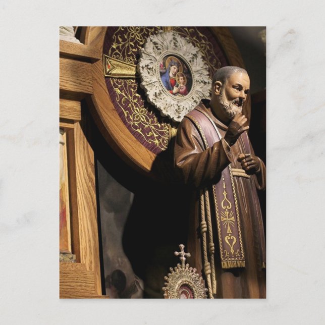 St. Padre Pio Shrine, Kenosha, Wi Vykort (Framsida)