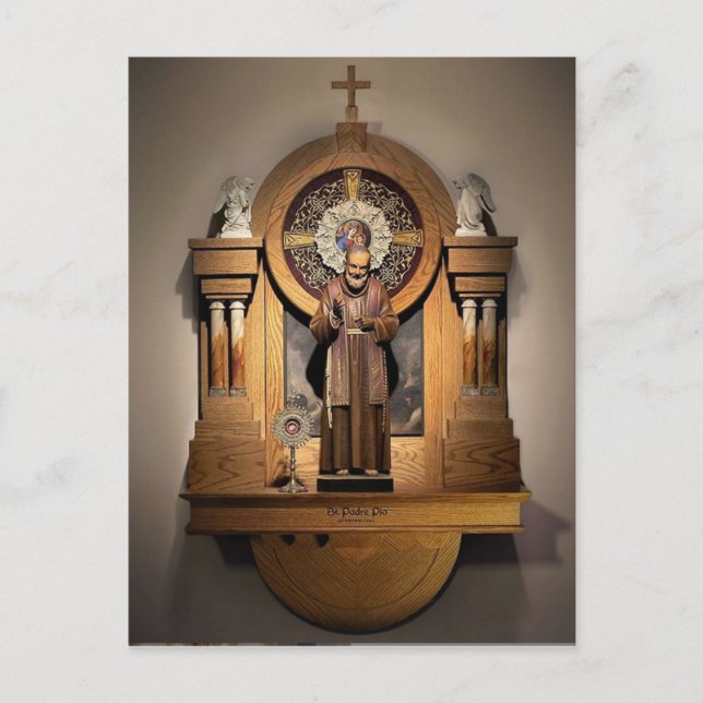 St. Padre Pio Shrine, Kenosha, Wi Vykort (Framsida)