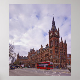 St Pancras Internationell Station Poster