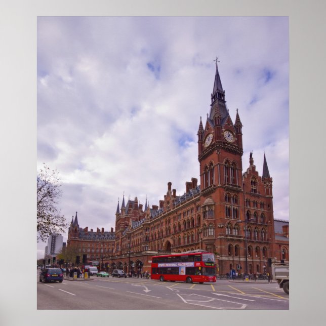 St Pancras Internationell Station Poster (Framsidan)