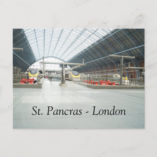 St Pancras - London - vykort (Framsida)