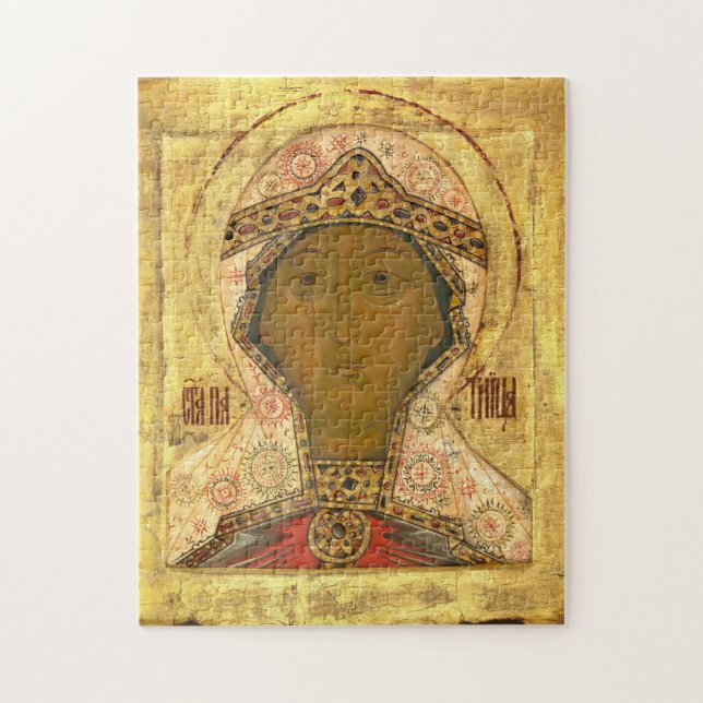 St. Paraskeva ortodox kristen ikon Pussel (Vertikal)