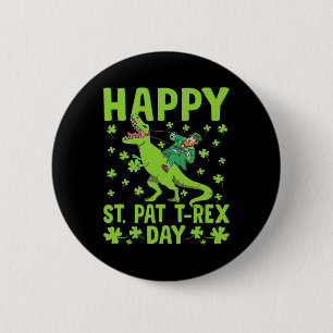 St Pat Trex Day Dinosaur Saint Patricks Day St Pat Knapp