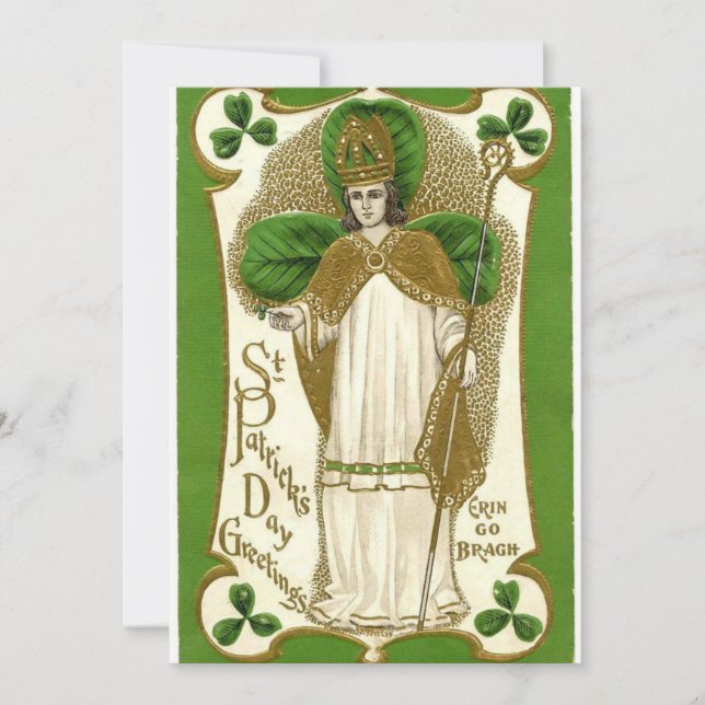 St. Patrick Bishop Shamrocks Prayer Irish (Framsida)