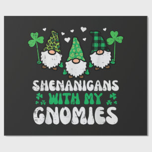 St Patrick bus med Gnomies tomtar Presentpapper
