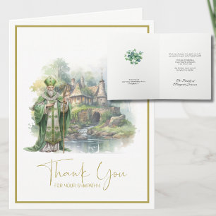 St. Patrick Catholic Irish Sympathy Funeral Tack Kort