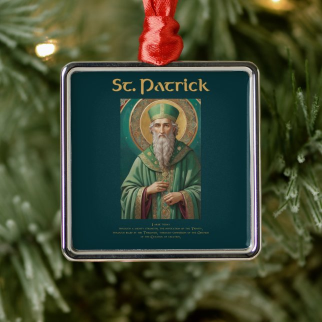 St Patrick Catholik-julprydnad Julgransprydnad Metall (Träd)