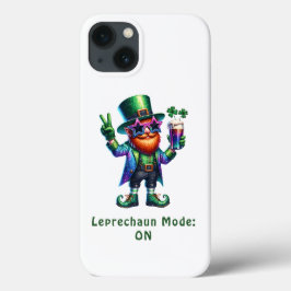 St. Patrick dag Leprechaun, vit bg