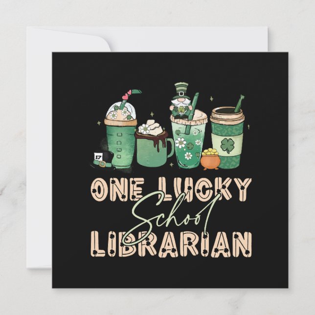 St. Patrick Dag Lucky Bibliotekarie (Framsida)