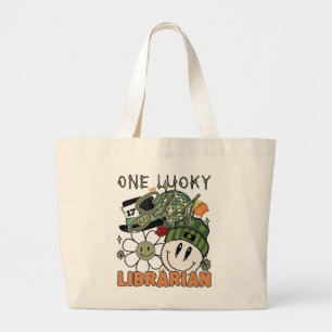 St. Patrick Dag Lucky Bibliotekarie Jumbo Tygkasse