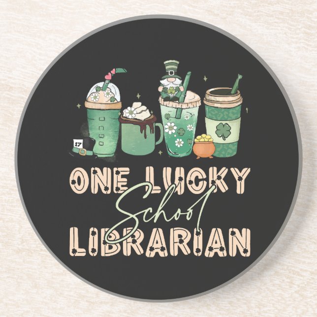 St. Patrick Dag Lucky Bibliotekarie Underlägg (Framsidan)