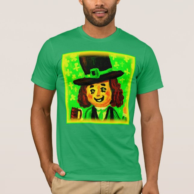St Patrick-dagen. Köp nu T Shirt (Framsida)