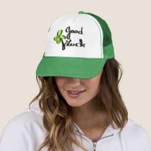 St. Patrick-dagen Truckerkepsen fyra löv klöver Keps