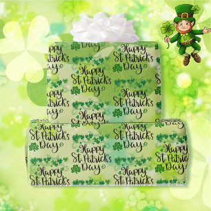 St. Patrick-dagen Vår Grönt Klöver Presentpapper