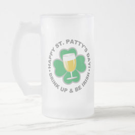St. Patrick Day anpassningsbar monogram mugg