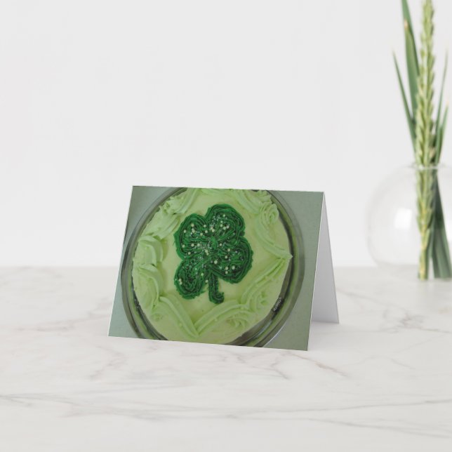 St. Patrick-Day Birthday Kort (Framsida)