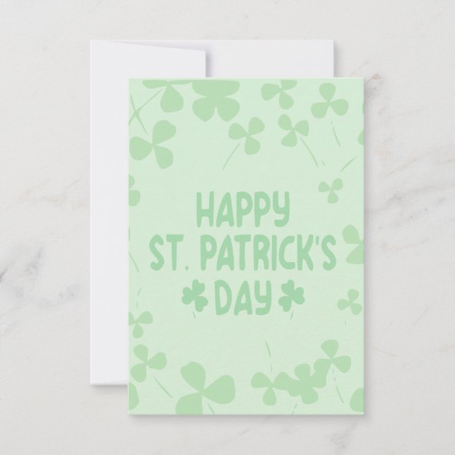 St. Patrick-Day Card Anteckningskort (Framsida)
