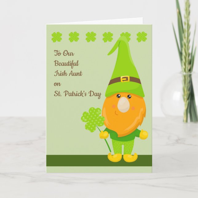 St. Patrick-Day Card för Irish Moster Kort (Framsida)