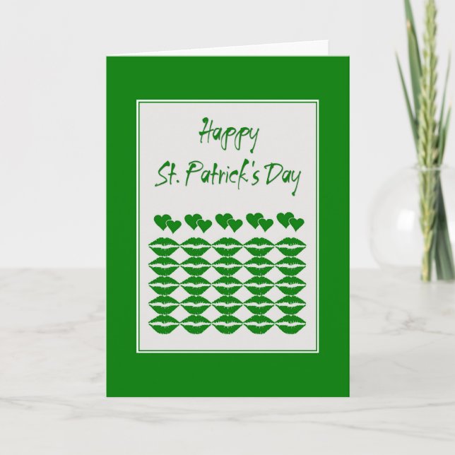 St. Patrick-Day Card Kort (Framsida)