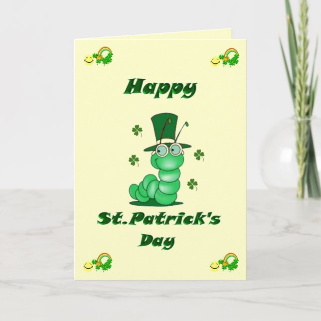 St. Patrick-Day Card Kort (Framsida)
