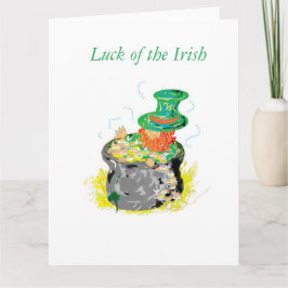 St. Patrick-Day Greeting Card Kort