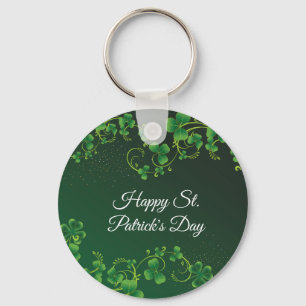 St. Patrick Day Grönt Shamrock Vine Irish Party Nyckelring