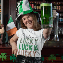 St. Patrick Day Grönt Shamrock Vine Irish Party