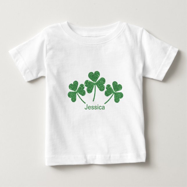 St. Patrick Day Grönt Shamrock Vine Irish Party T Shirt (Framsida)