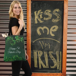 St. Patrick Day Grönt Shamrock Vine Irish Party Tygkasse