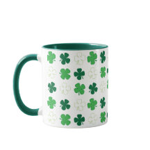 St. Patrick Day Irish Grönt Shamrocks Mugg