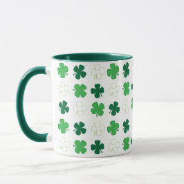 St. Patrick Day Irish Grönt Shamrocks Mugg