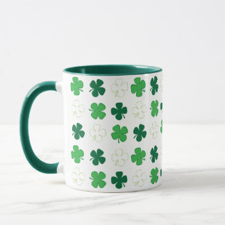 St. Patrick Day Irish Grönt Shamrocks Mugg