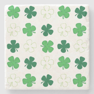St. Patrick Day Irish Grönt Shamrocks Stenunderlägg