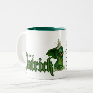 St. Patrick Day Irish Prayer Religiösa Två-Tonad Mugg