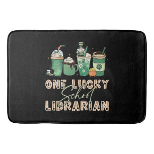 St. Patrick Day Lucky Bibliotekarie Badrumsmatta