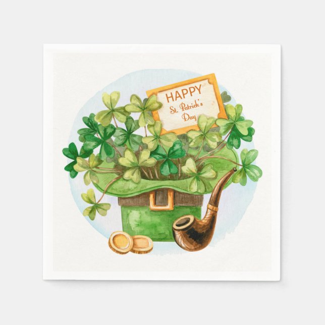 St Patrick Day Pappersservett (Framsidan)