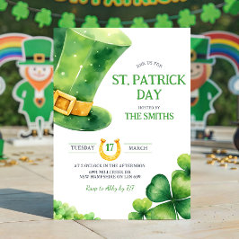 St. Patrick Day Party Invitation Inbjudningar