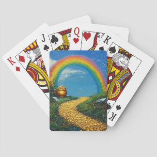 St. Patrick Day Rainbow & Pot of Guld Casinokort