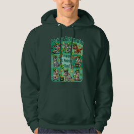 St. Patrick Day-Roligten och "Party Animals" Hoodie