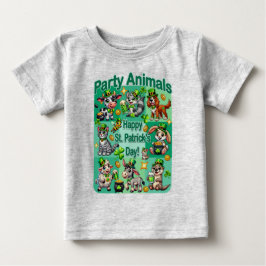 St. Patrick Day-Roligten och "Party Animals" T Shirt