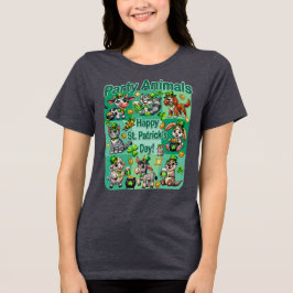 St. Patrick Day-Roligten och "Party Animals" T Shirt