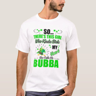 St Patrick Day som Kinda Stole mitt hjärta kallar T Shirt