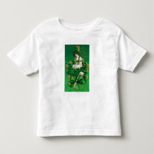 St. Patrick Day Souvenir Woman på Klöver Scene T Shirt