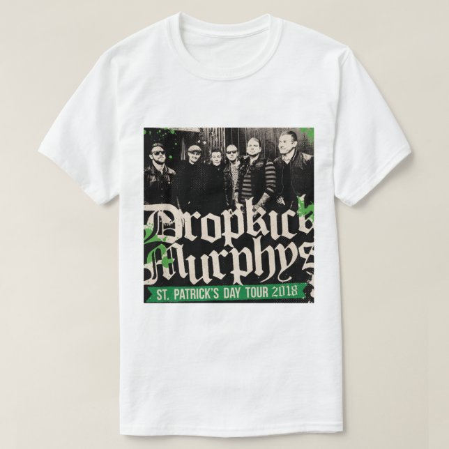 st patrick dropkick day 2018 masmaret t shirt (Design framsida)